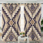 lvr0050 pattern native american living room curtain