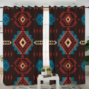 lvr0051 pattern native american living room curtain
