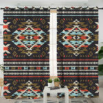 lvr0052 pattern native american living room curtain
