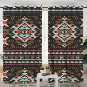 lvr0052 pattern native american living room curtain