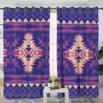 lvr0056 pattern native american living room curtain