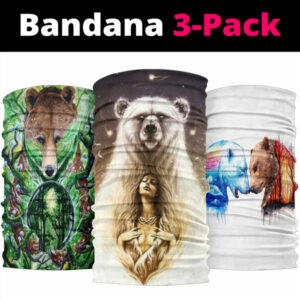 mama bear with girl bandana 3 pack 1