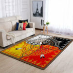 medicine wheels flag native american area rug