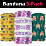 mini patterns bandana 3 pack new