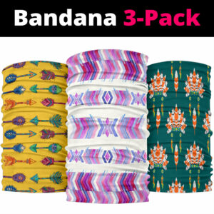 mini patterns bandana 3 pack new