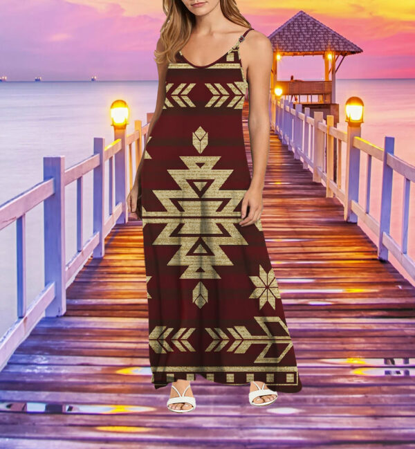 mxd00021 pattern native maxi dress