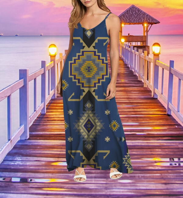 mxd00029 pattern native maxi dress