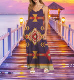 mxd00036 pattern native maxi dress