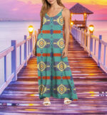 mxd00037 pattern native maxi dress