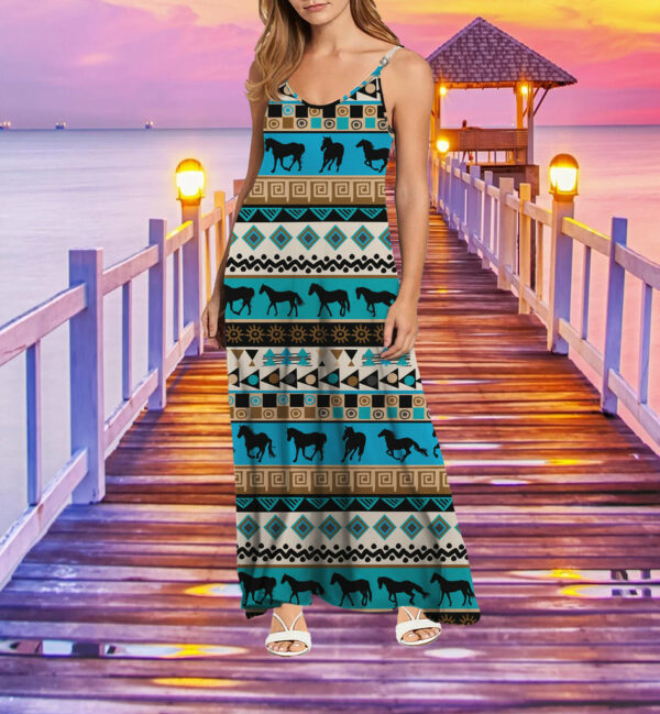 mxd00041 pattern native maxi dress