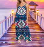 mxd00047 pattern native maxi dress