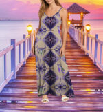 mxd00048 pattern native maxi dress