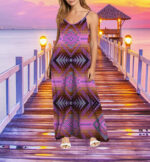 mxd00054 pattern native maxi dress