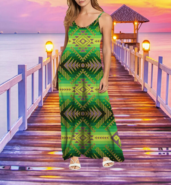 mxd00055 pattern native maxi dress