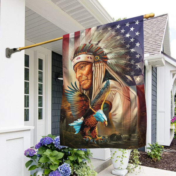 native america flag native eagle american flag trv1937f