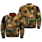 native american art 2 bomber jacket jknative 0087