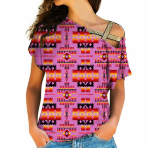 native american cross shoulder shirt 1102 1