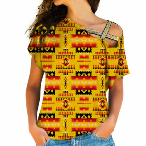 native american cross shoulder shirt 1106