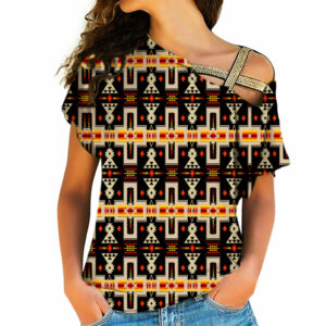 native american cross shoulder shirt 1110