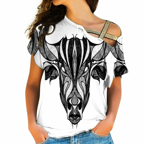 native american cross shoulder shirt 1115