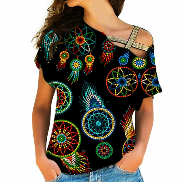 native american cross shoulder shirt 112