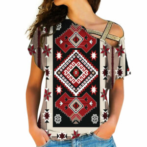 native american cross shoulder shirt 1134 1