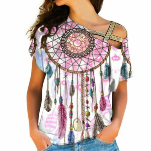 native american cross shoulder shirt 114