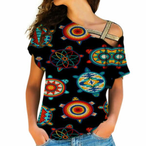 native american cross shoulder shirt 1188 1