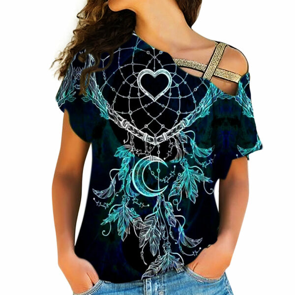 native american cross shoulder shirt 1196