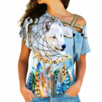 native american cross shoulder shirt 1198