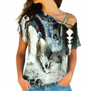 native american cross shoulder shirt 1199 1