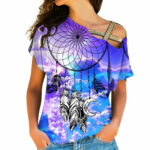 native american cross shoulder shirt 124