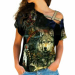 native american cross shoulder shirt 137