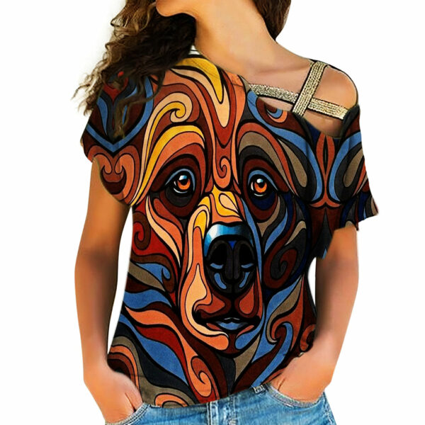 native american cross shoulder shirt 139