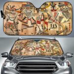 native american culture pattern auto sun shades no link