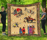 native american culture premium quilt
