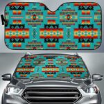 native american design auto sun shades 1