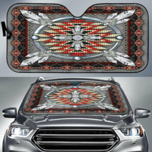 native american design auto sun shades 2