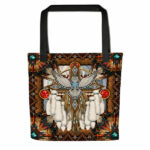 native american eagle tote bag