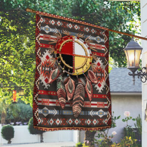 native american flag dreamcatcher anl225f