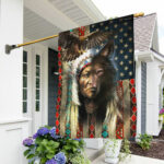 native american flag spirit wolf indian chief dbd3249f