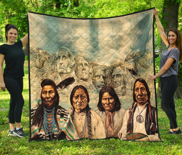 native american founding fathers premium quilt