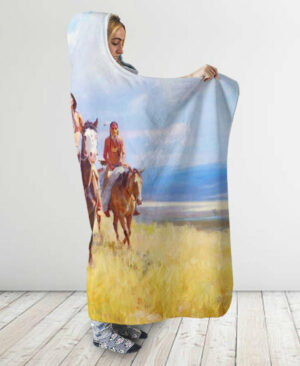 native american hooded blanket 2
