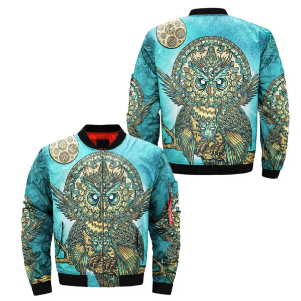 native american owl bomber jacket jknative 0072