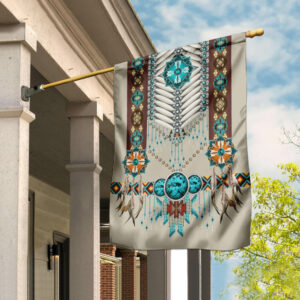 native american pattern flag