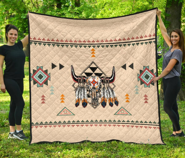 native american pride bison premium quilt