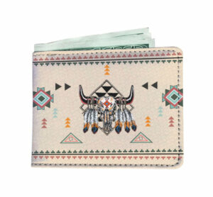 native american pride bison wallet 1