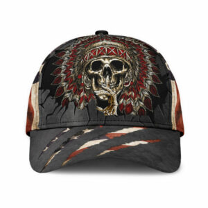 native american skull cap 2