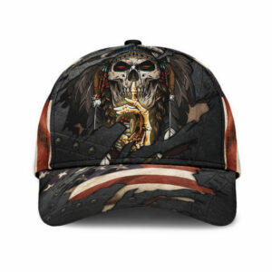 native american skull cap 60 1