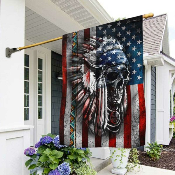 native american skull warrior flag dbd3089f